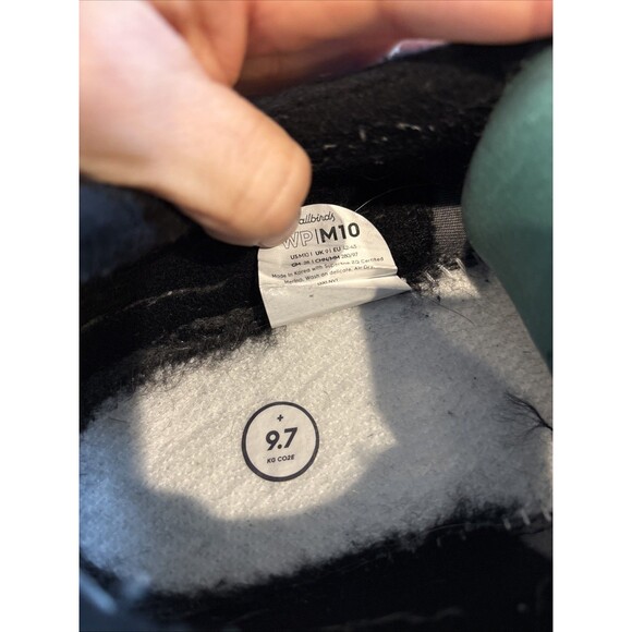 Allbirds Wool Piper Woven Walking Athletic Low Sneaker Shoes Black Men’s size 10 - Picture 6 of 6